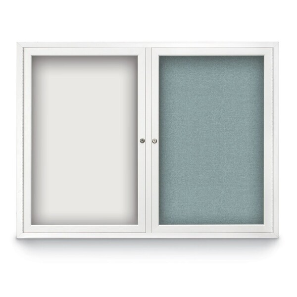 Corkboard, Med Grey/Bronze, 60" X36"